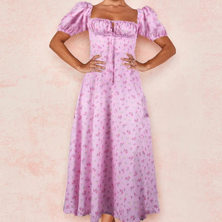 Floral Corset Midi
