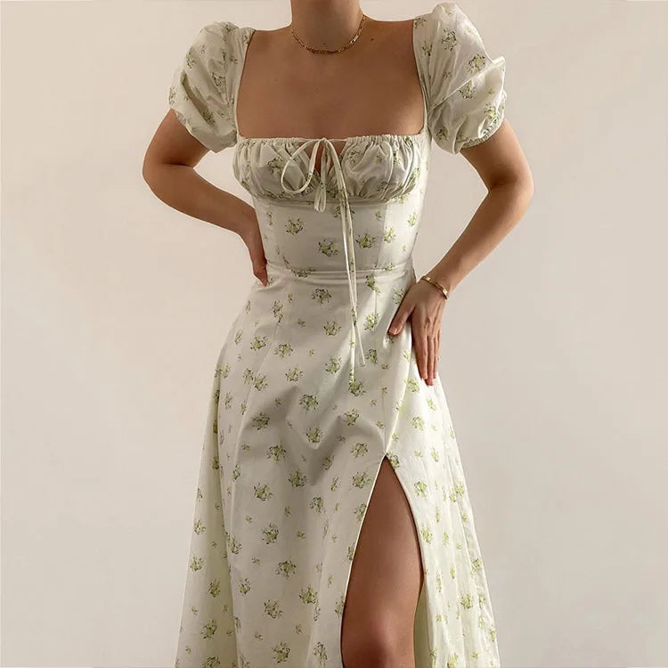 Floral Corset Midi