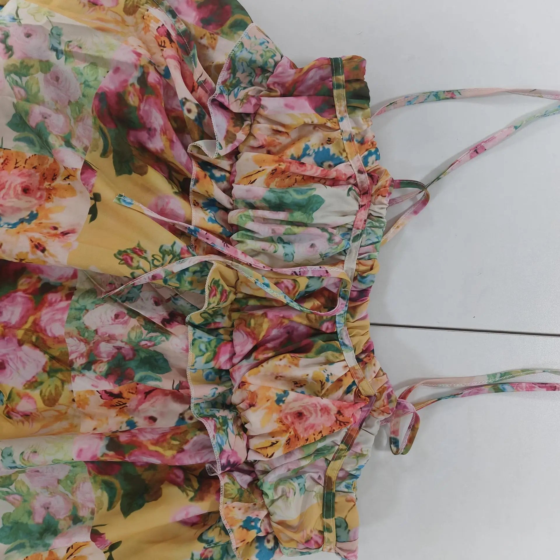 Floral Corset Midi