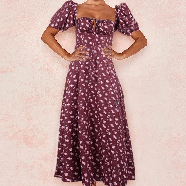 Floral Corset Midi