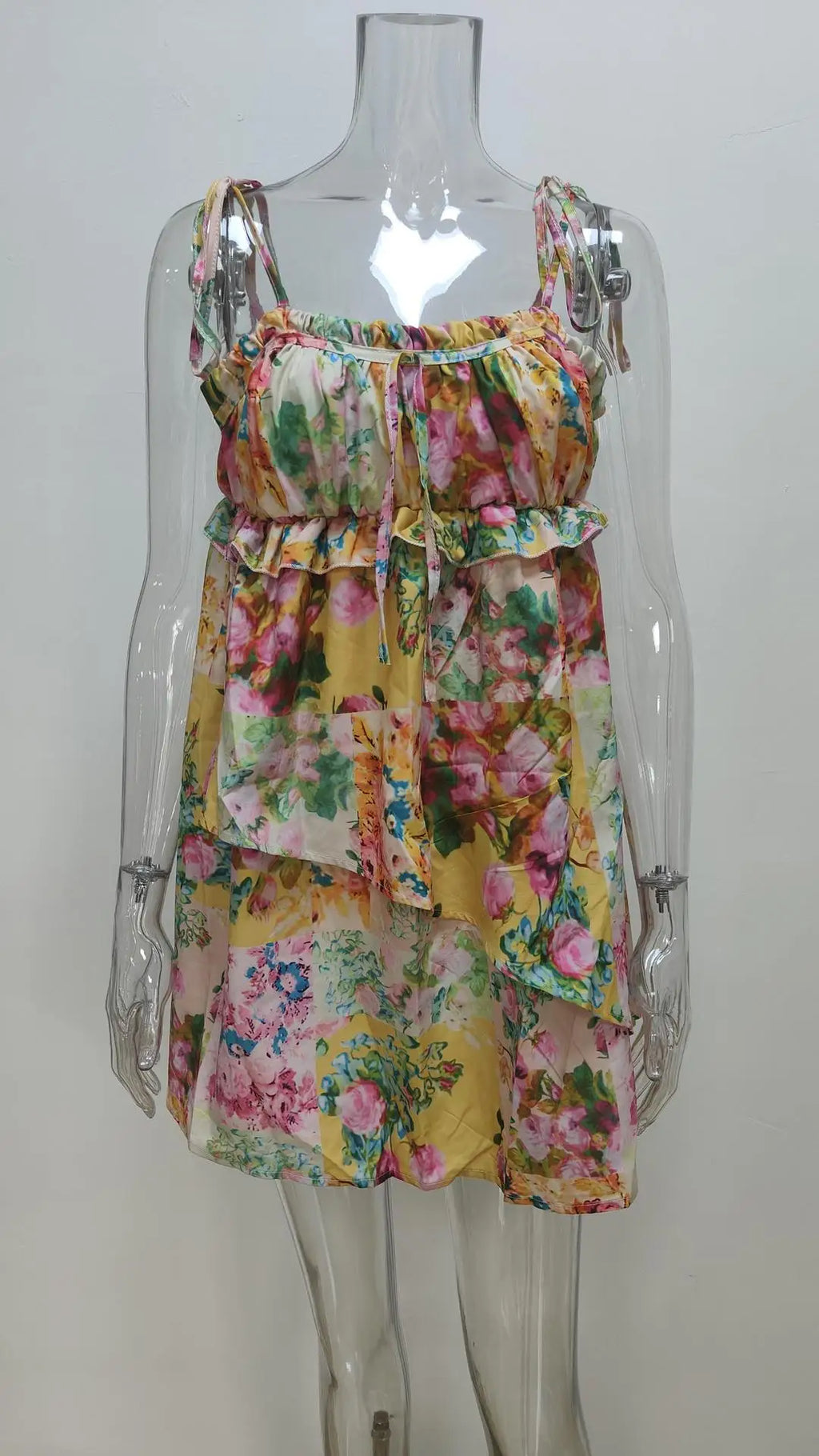 Floral Corset Midi