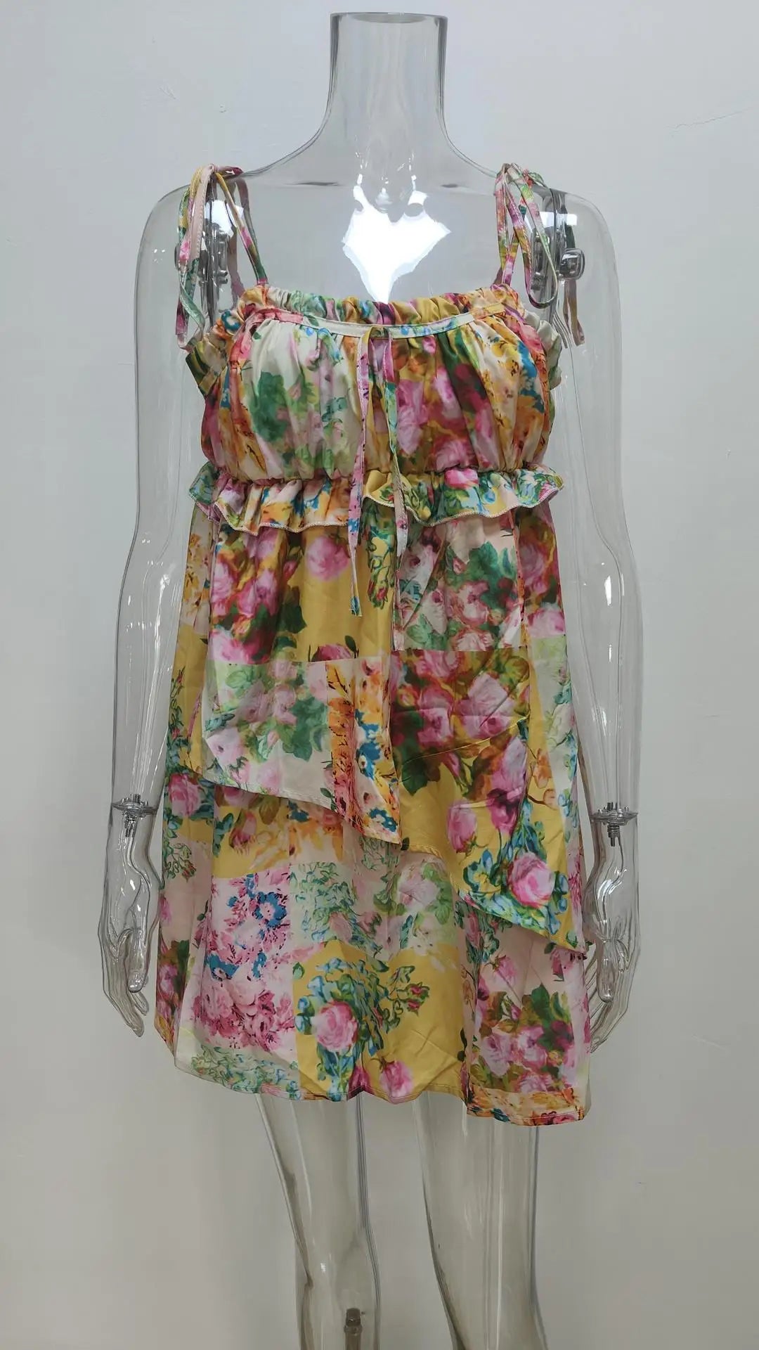 Floral Corset Midi