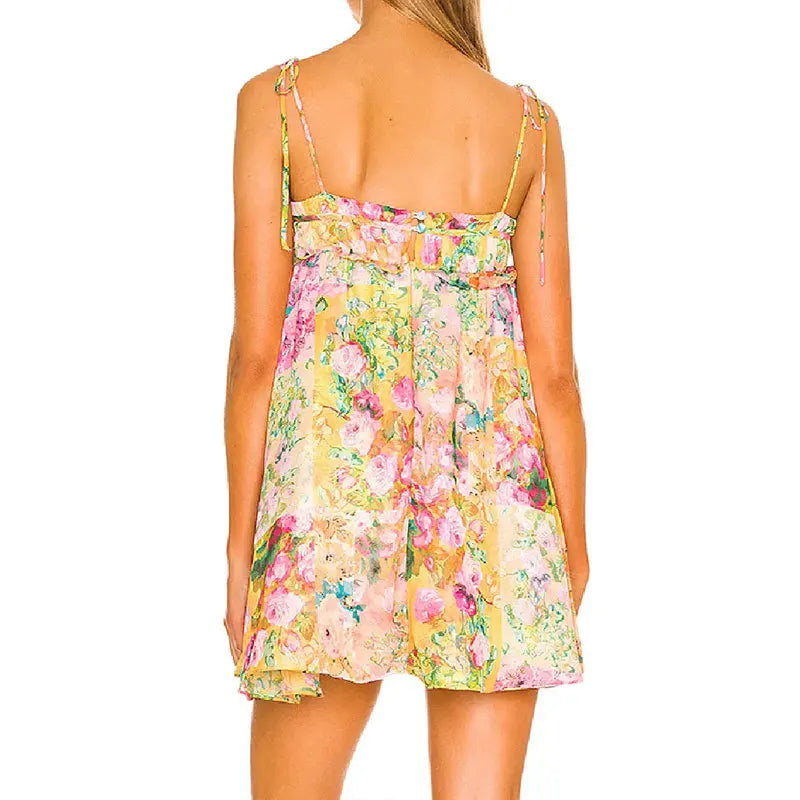 Floral Corset Midi