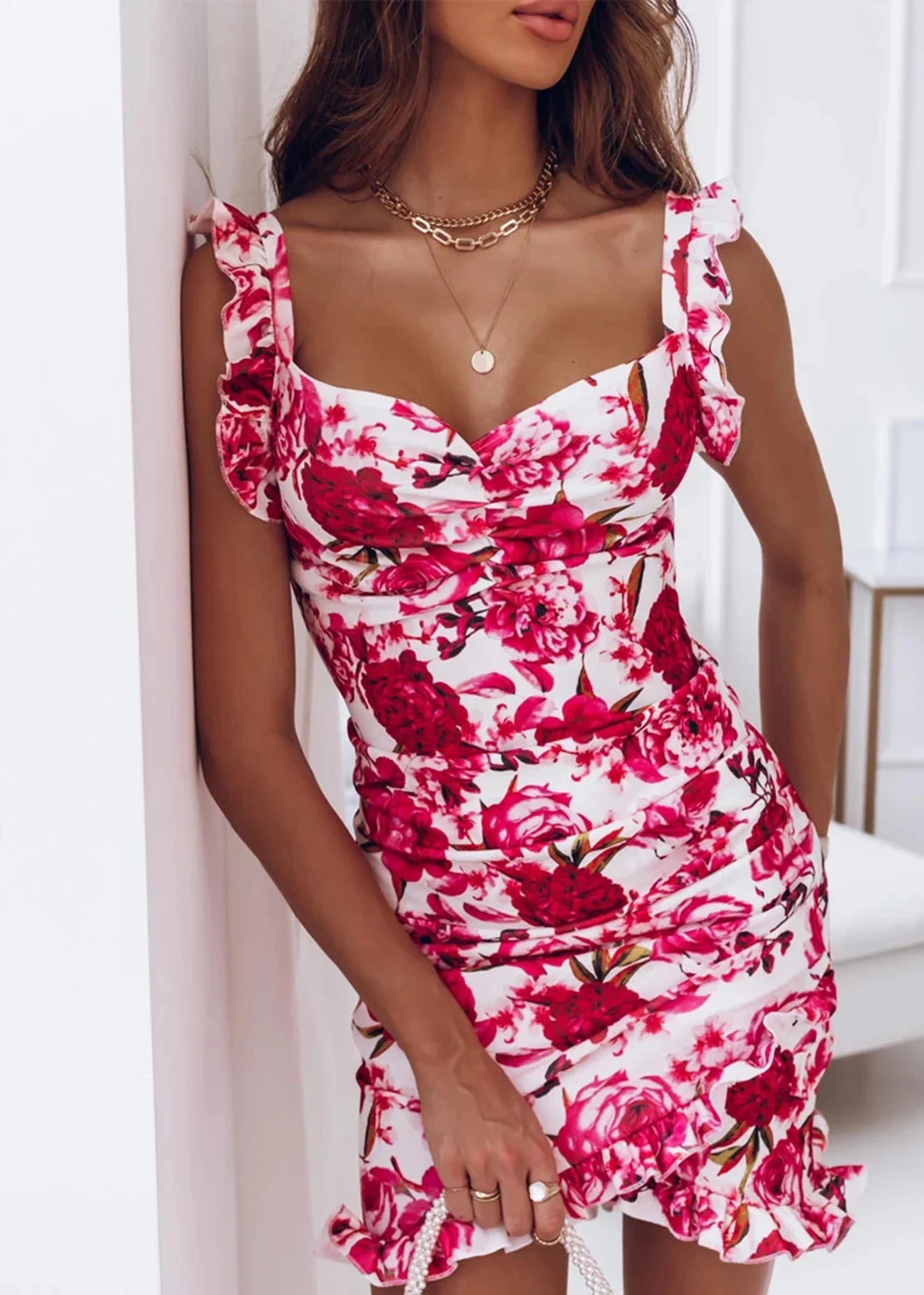 Ruffle Print Mini