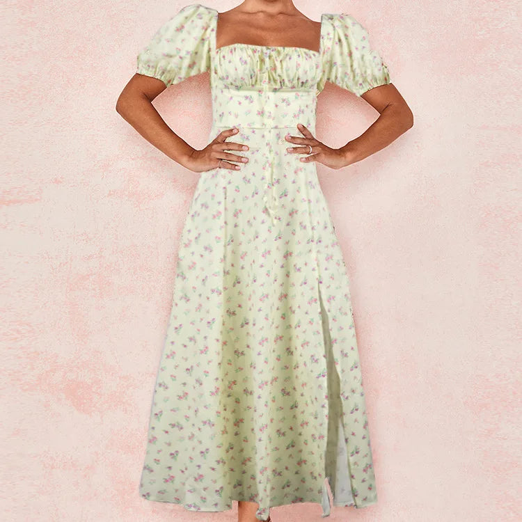Floral Corset Midi