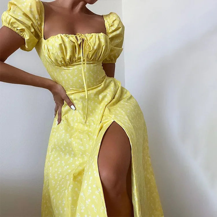 Floral Corset Midi
